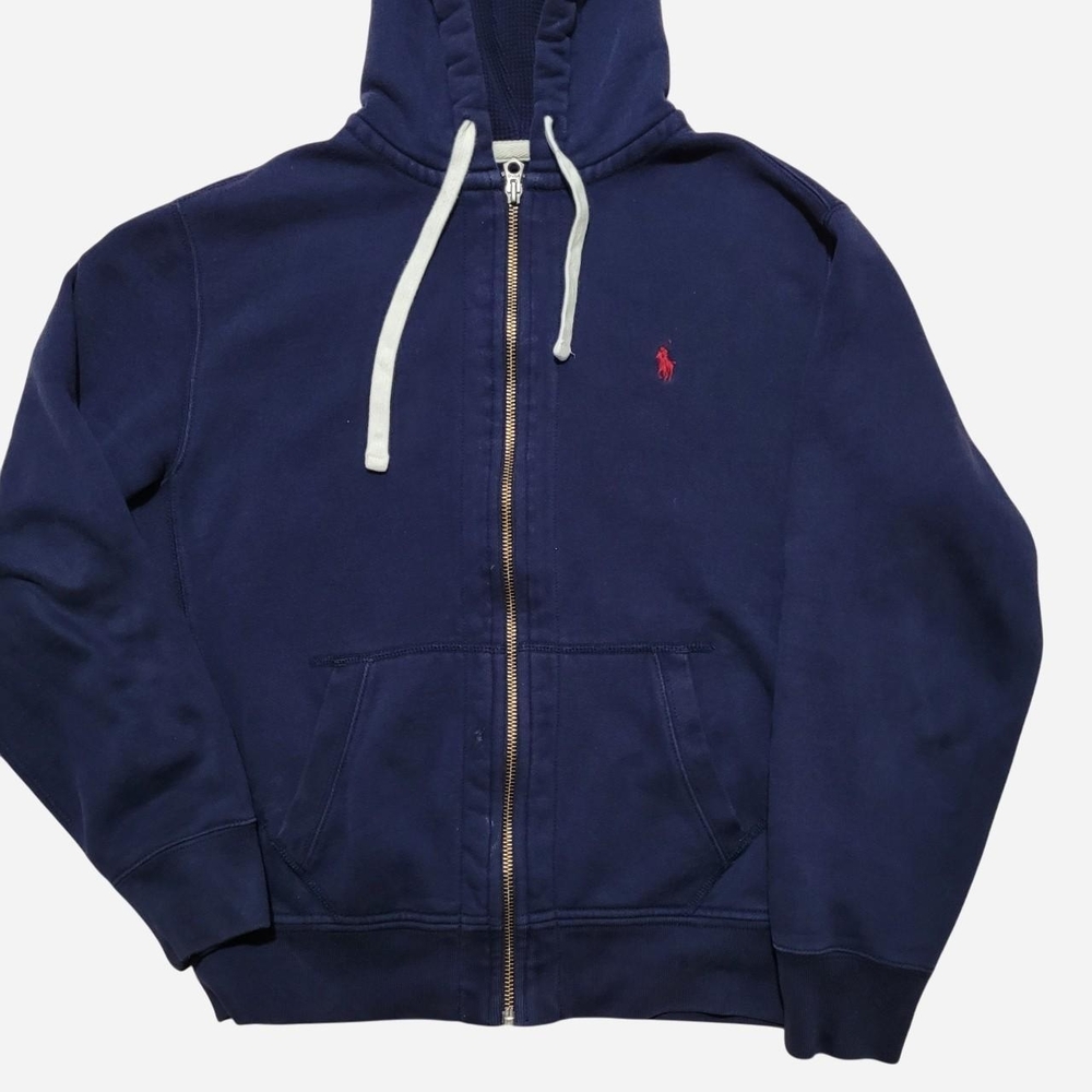 Vintage Polo Ralph Lauren Full Zip Hoodie with Embroidered Logo - Picture 6 of 8